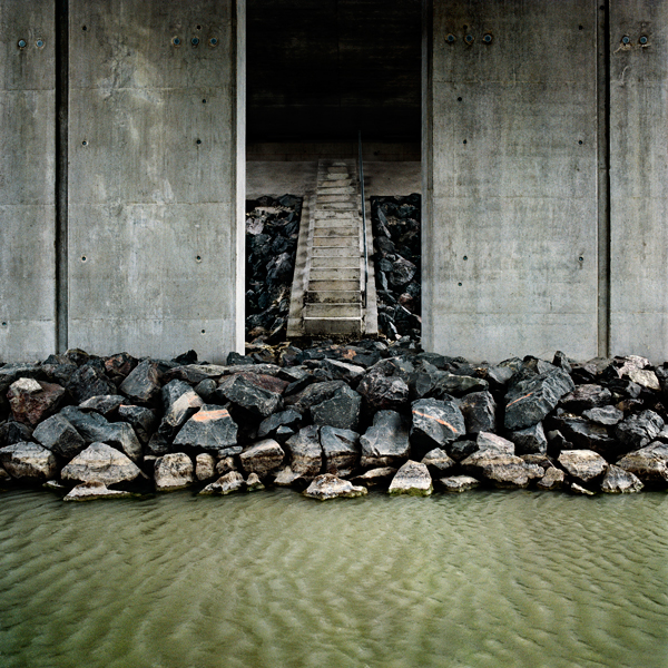 TGV Est travaux riviere escalier © Rémy Artiges - Photographie