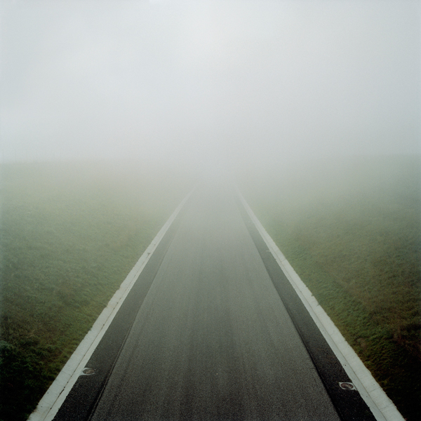 TGV Est travaux ballast brouillard © Rémy Artiges - Photographie